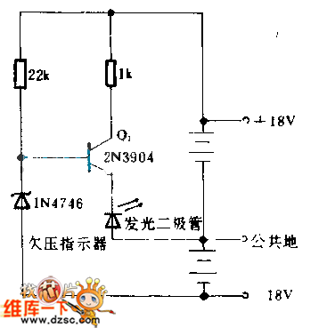 18v监测电路图