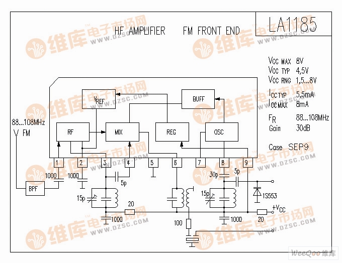 LA1185功放电路