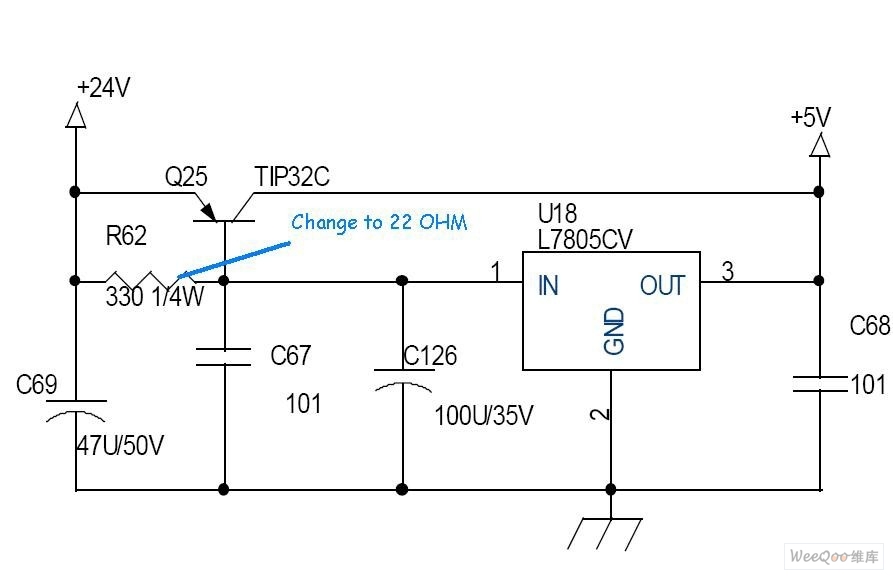基于L7805CV开关电源电路图