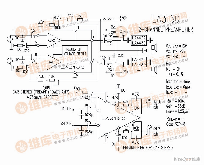 LA3160音响IC电路